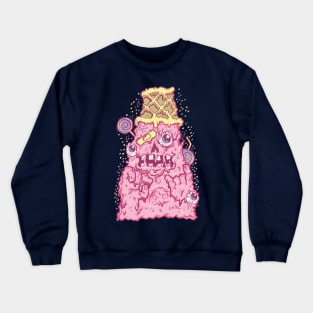 ice cream monster Crewneck Sweatshirt